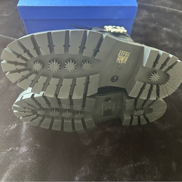 NWB Stuart Weitzman Embellished Nova Bedford Boots in Black - Picture 5 of 6